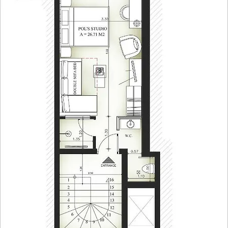 Pol's Studio, Mediterranean Appartement